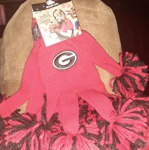 Georgia Dawgs Gloves spirit fingers